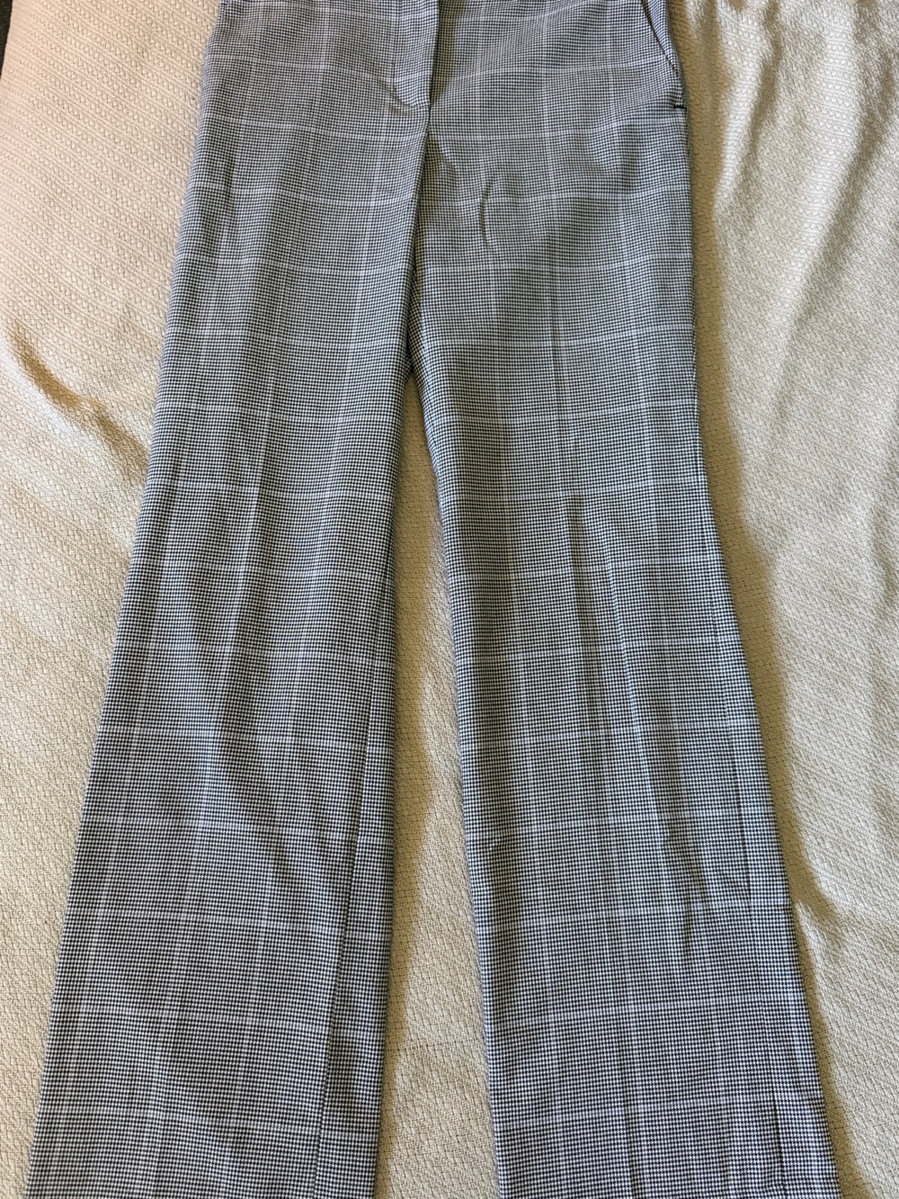 Michael Kors Women's Grey/Purple Dress Pants, Size 2 Tweet Pattern.  443B6